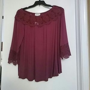 Beautiful Plum colored blouse